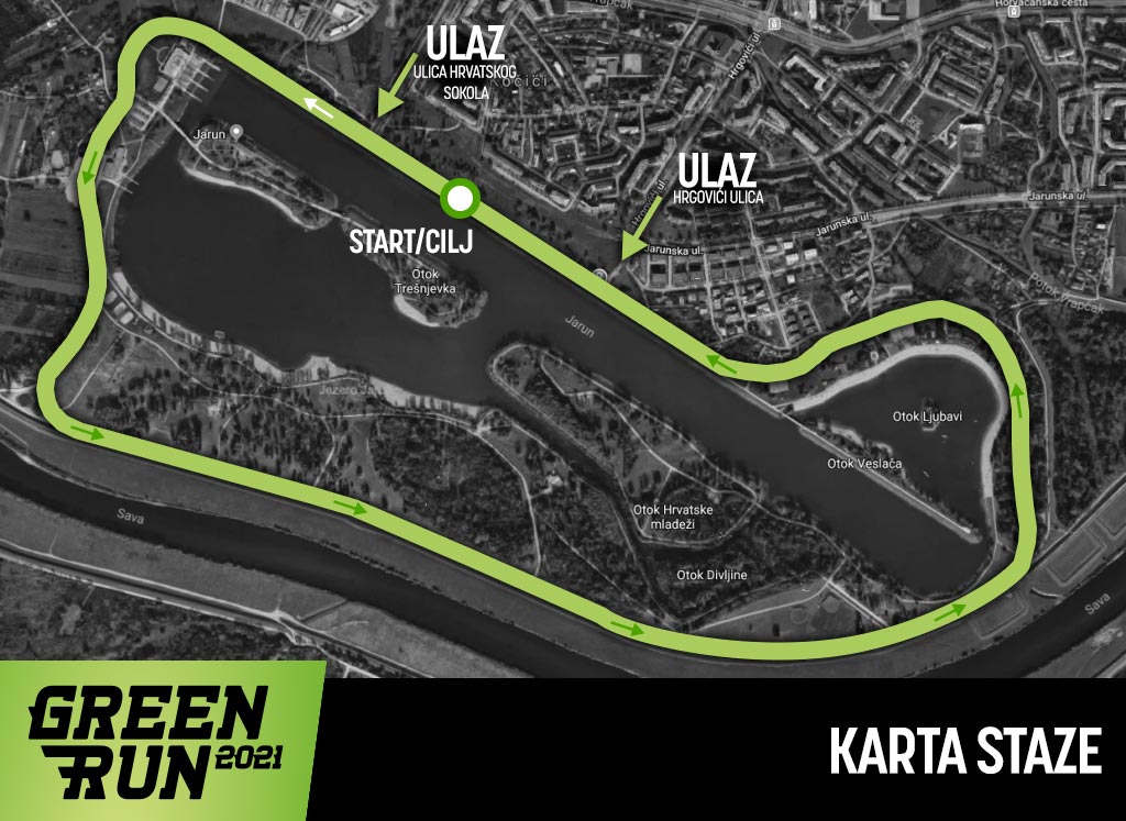 Green Run Utrka Karta