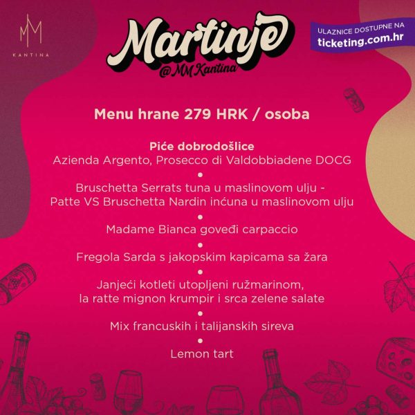 Martinje MM kantina menu